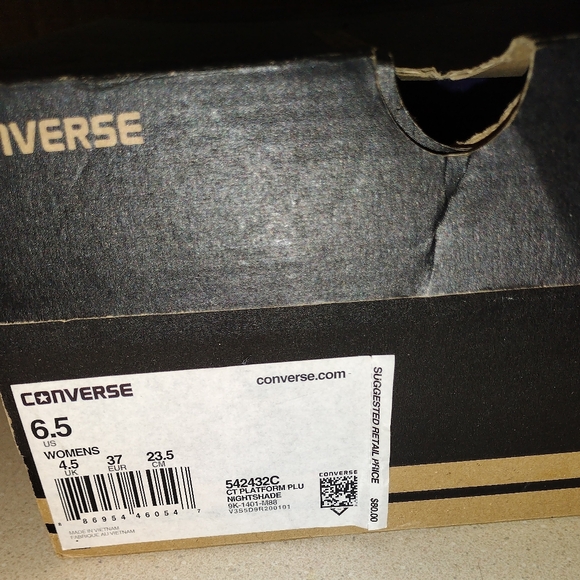 🆕ALL PURPLE💜CONVERSE💜 - Picture 7 of 8